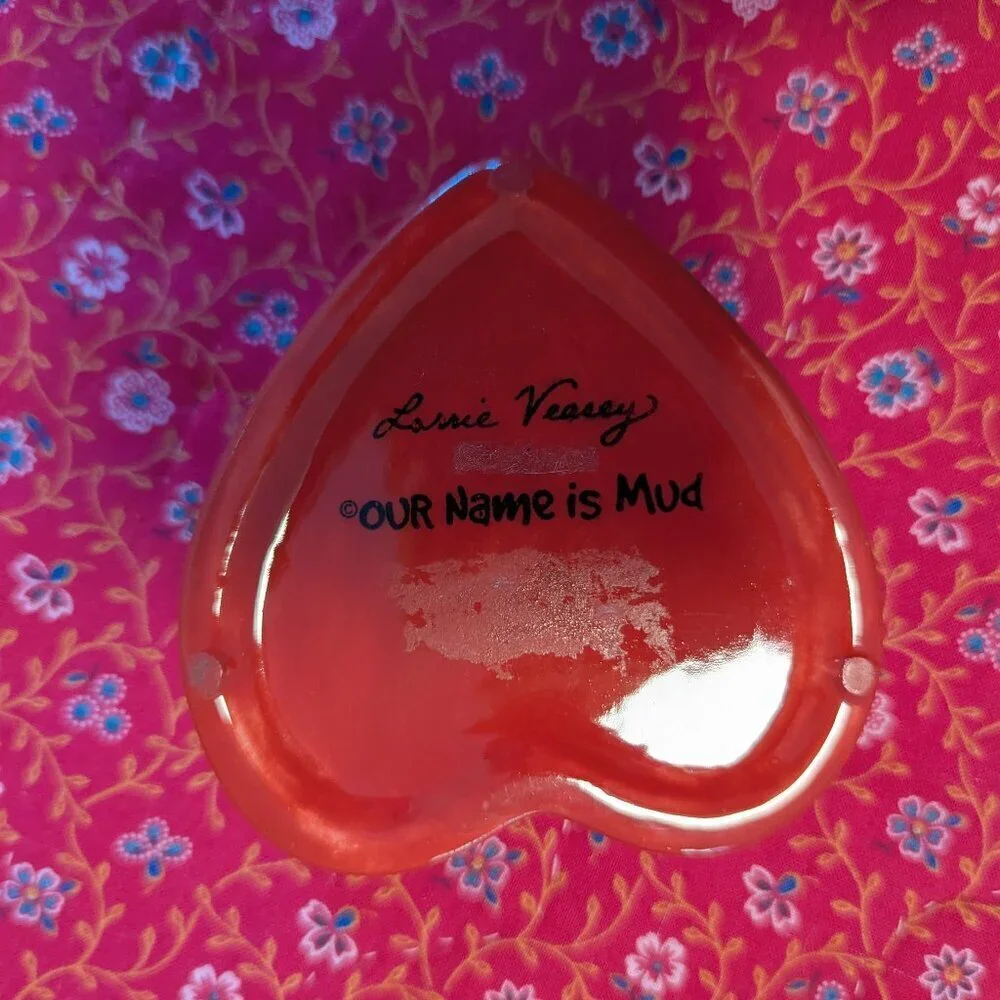 Heart Shaped Jewelry Box Our Name Is Mud‎ I love you From The Bottom Of My Heart